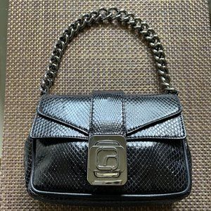 Love Alex Black Skin Handbag